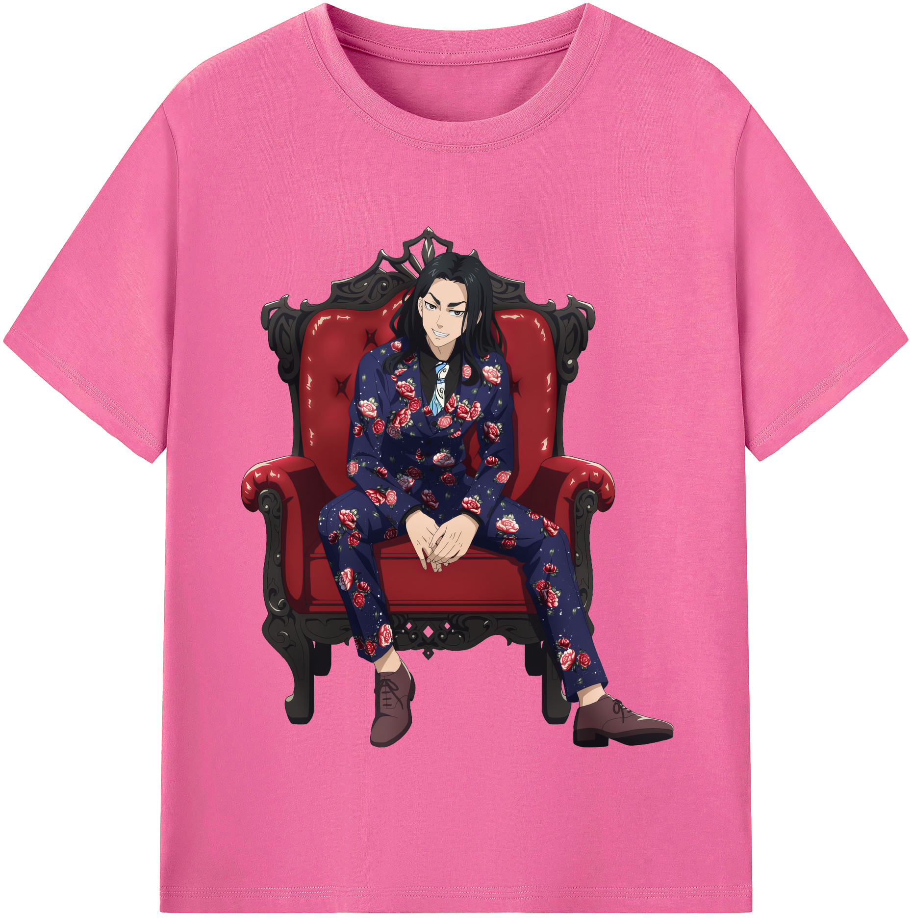 （画像用） 東京リベンジャーズ Tokyo Revengers レディースカジュアルプリントTシャツ（綿100％）